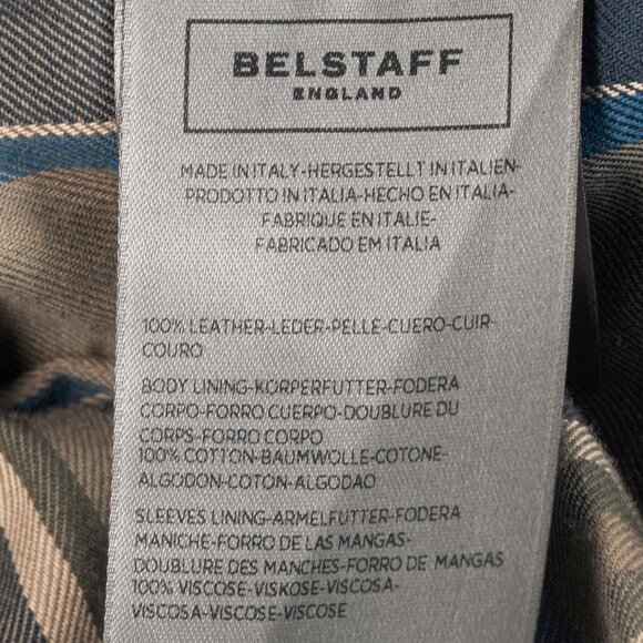 Belstaff Weybridge Black Hand Waxed Leather Quilted Moto Jacket - Picture 13 of 15